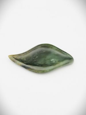 Moko Pounamu Ipu Kōhatu Bowl Genuine NZ Totoweka Greenstone - Pauanui