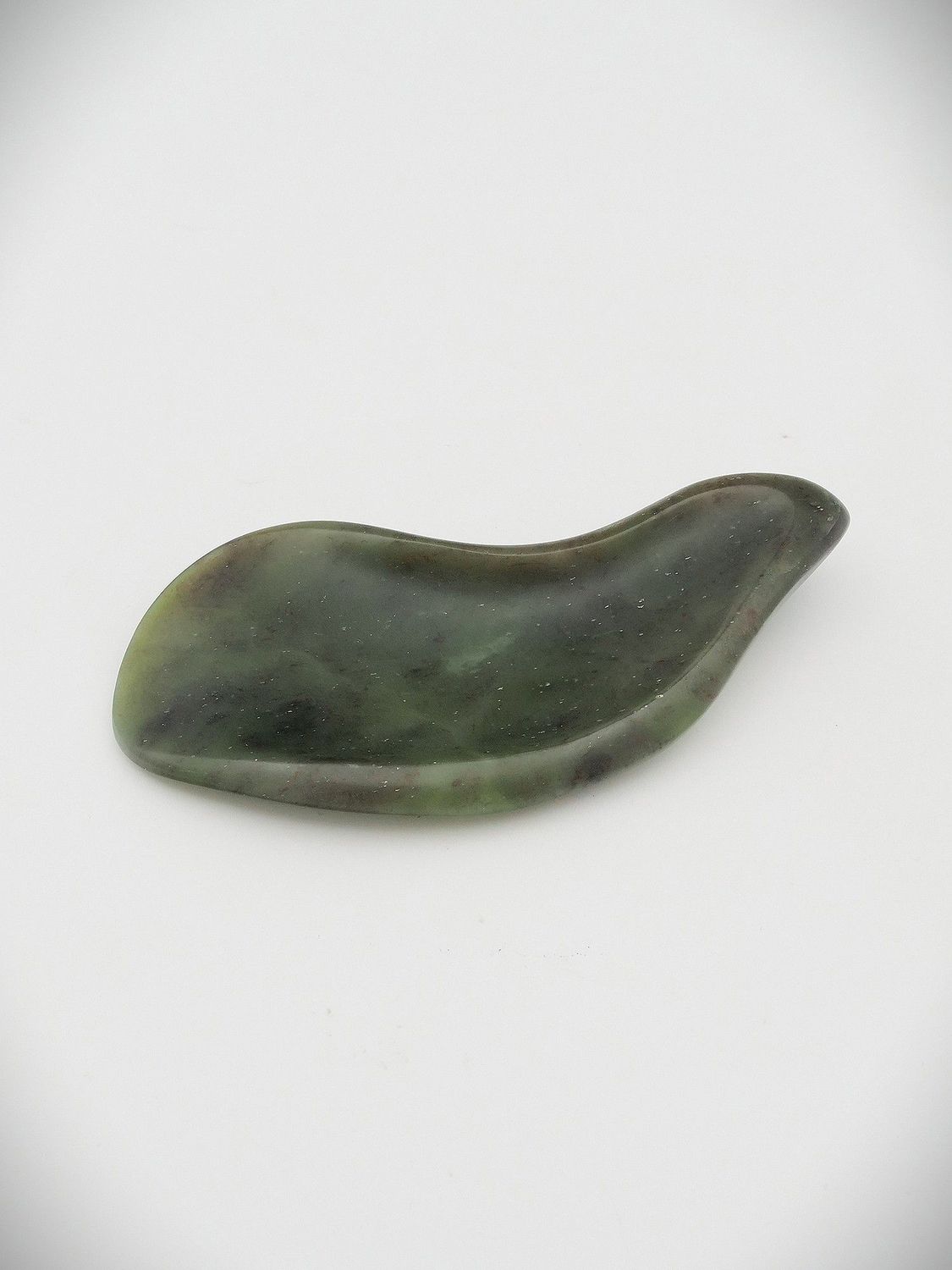 Moko Pounamu Ipu Kōhatu Bowl Genuine NZ Totoweka Greenstone - Waiomu