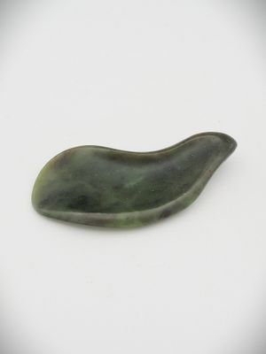 Moko Pounamu Ipu Kōhatu Bowl Genuine NZ Totoweka Greenstone - Waiomu