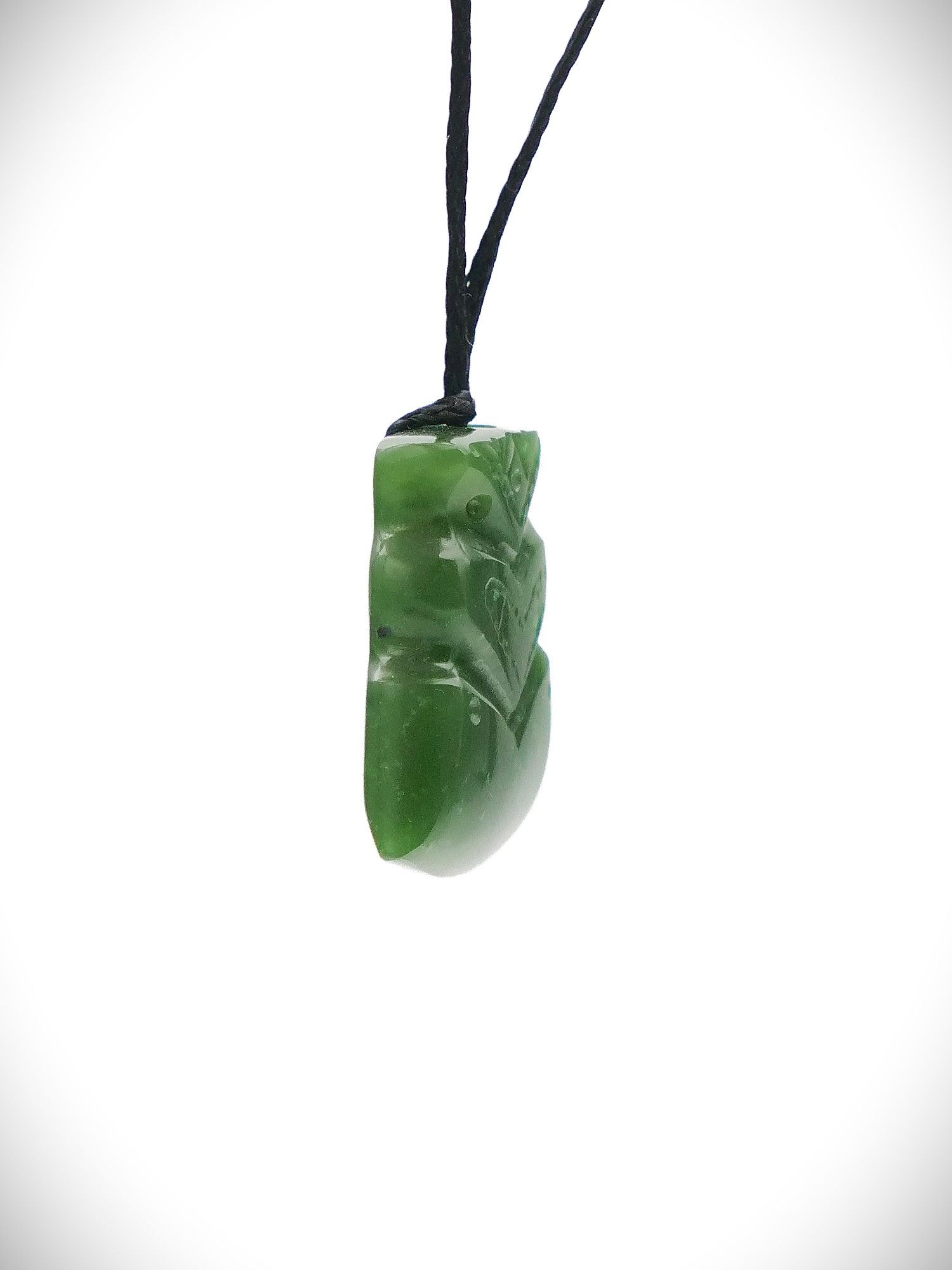 Moko Pounamu Tekoteko Toki NZ Genuine Kahurangi Greenstone- Pauanui