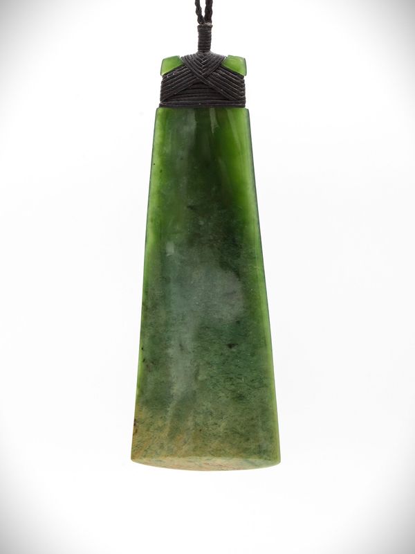 Moko Pounamu Toki NZ Genuine Kahurangi Greenstone - Aonui