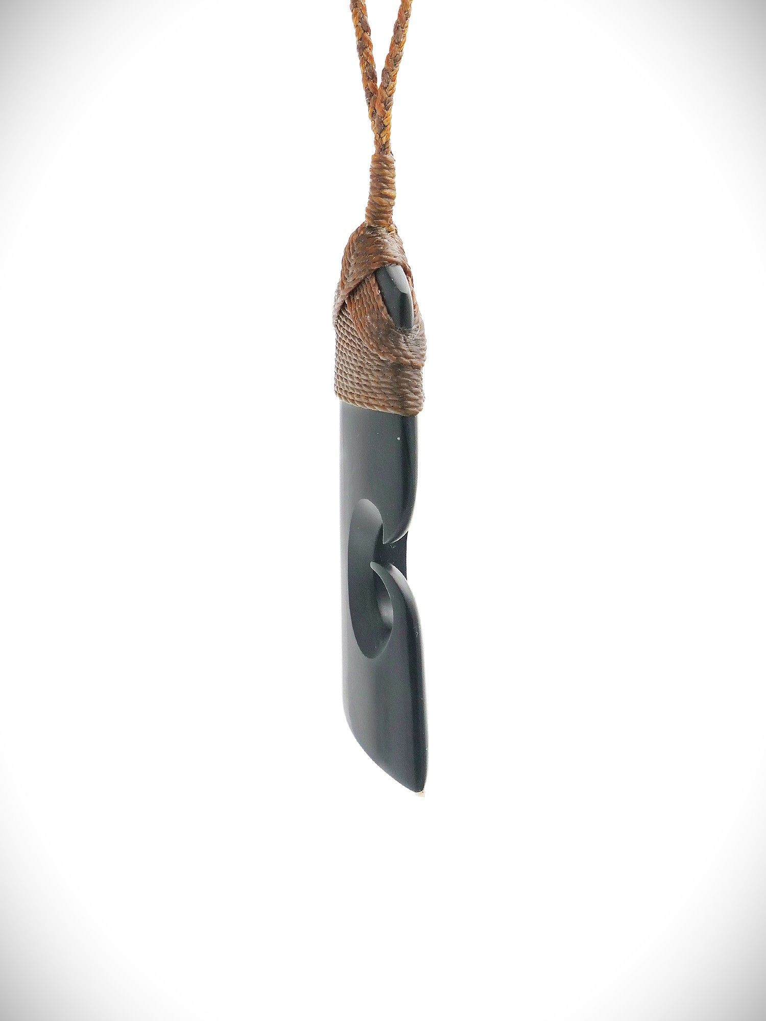 Moko Pounamu Toki NZ Genuine Pakohe (Argillite) Whale Bone - Hahei