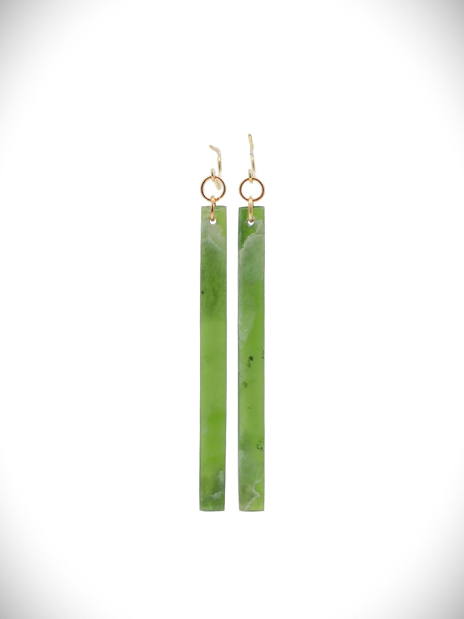 Moko Pounamu NZ Genuine Kahurangi Greenstone Earrings - Ngauranga