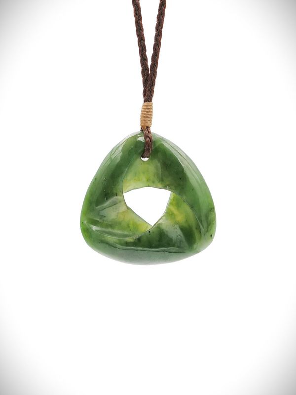 Moko Pounamu Southern Cross NZ Genuine Kawakawa Greenstone - Mahana