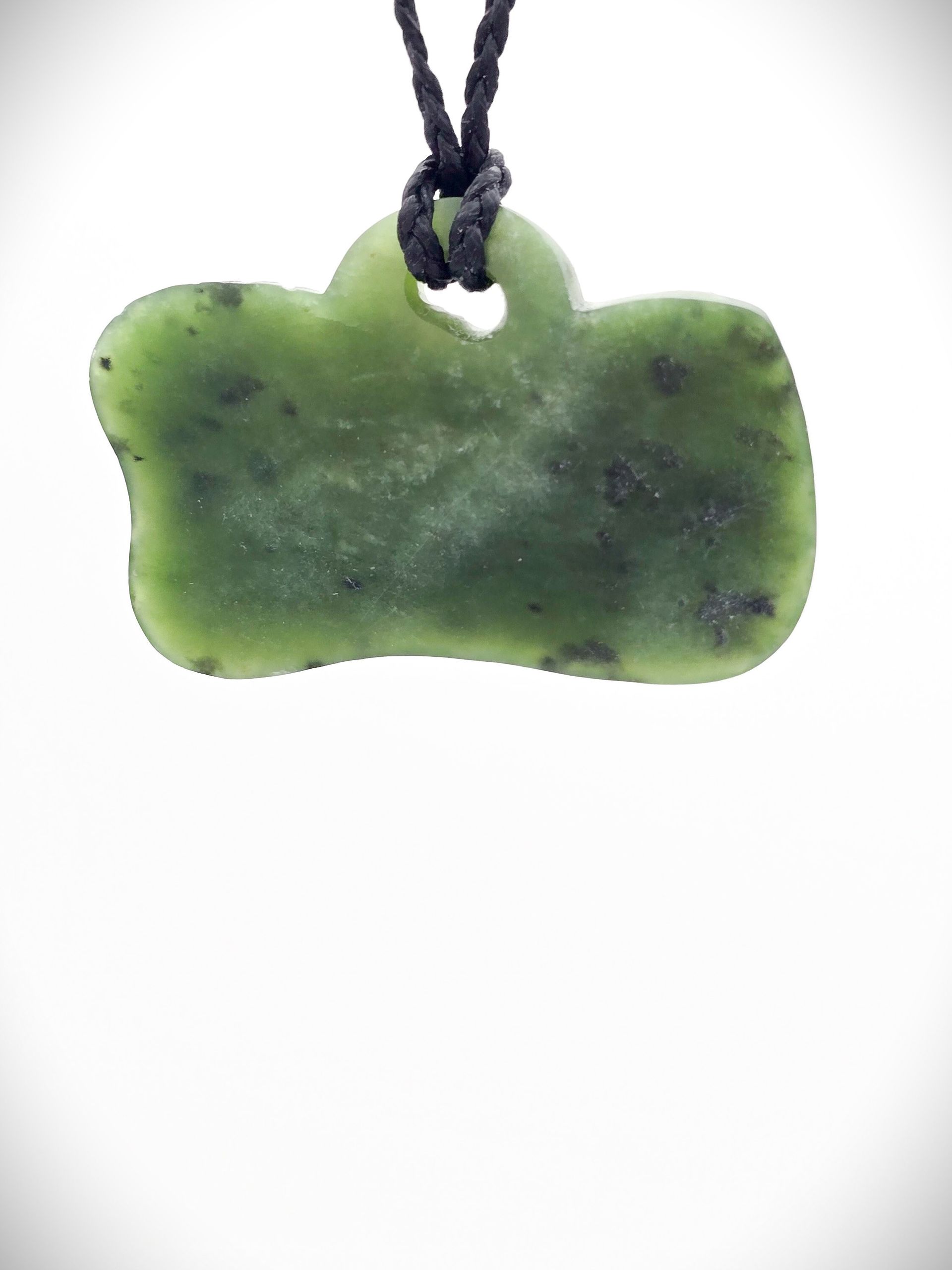 Moko Pounamu Kete Basket NZ Genuine Hapopo Greenstone - Oruaiti