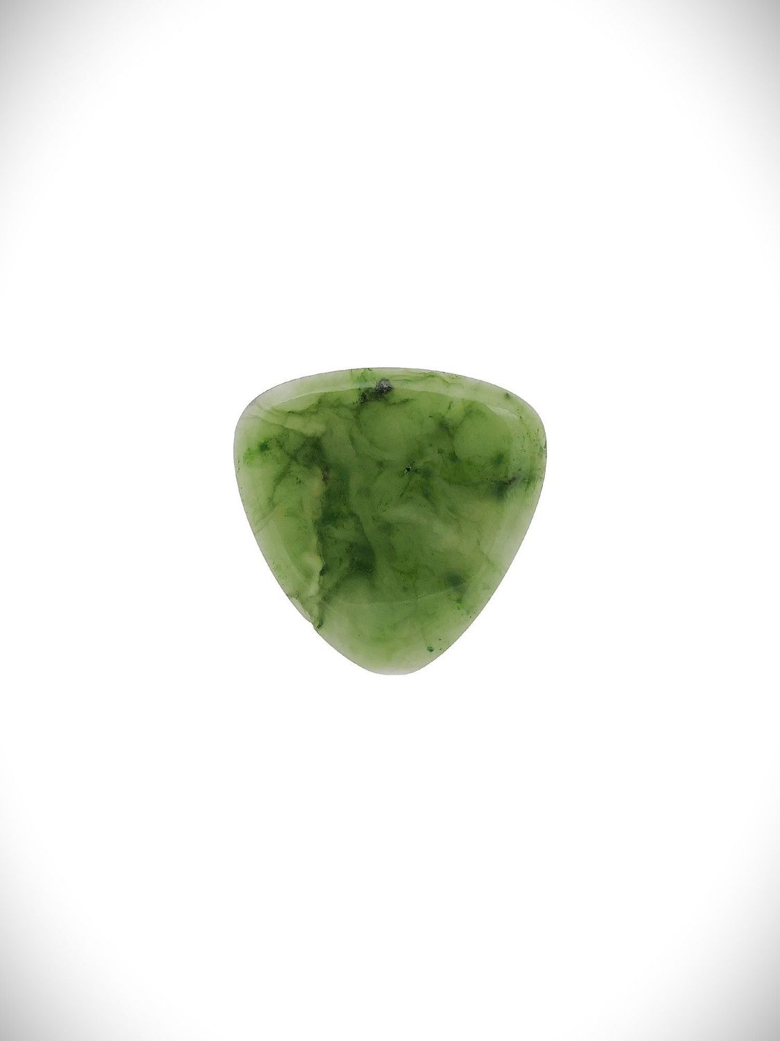 Moko Pounamu Guitar Pick Genuine NZ Kawakawa Greenstone - Tuturau