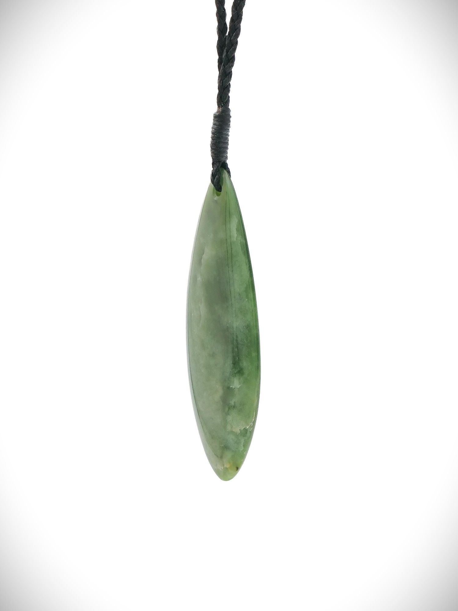 Moko Pounamu Roimata Genuine NZ Kahotea Greenstone - Waiopehu