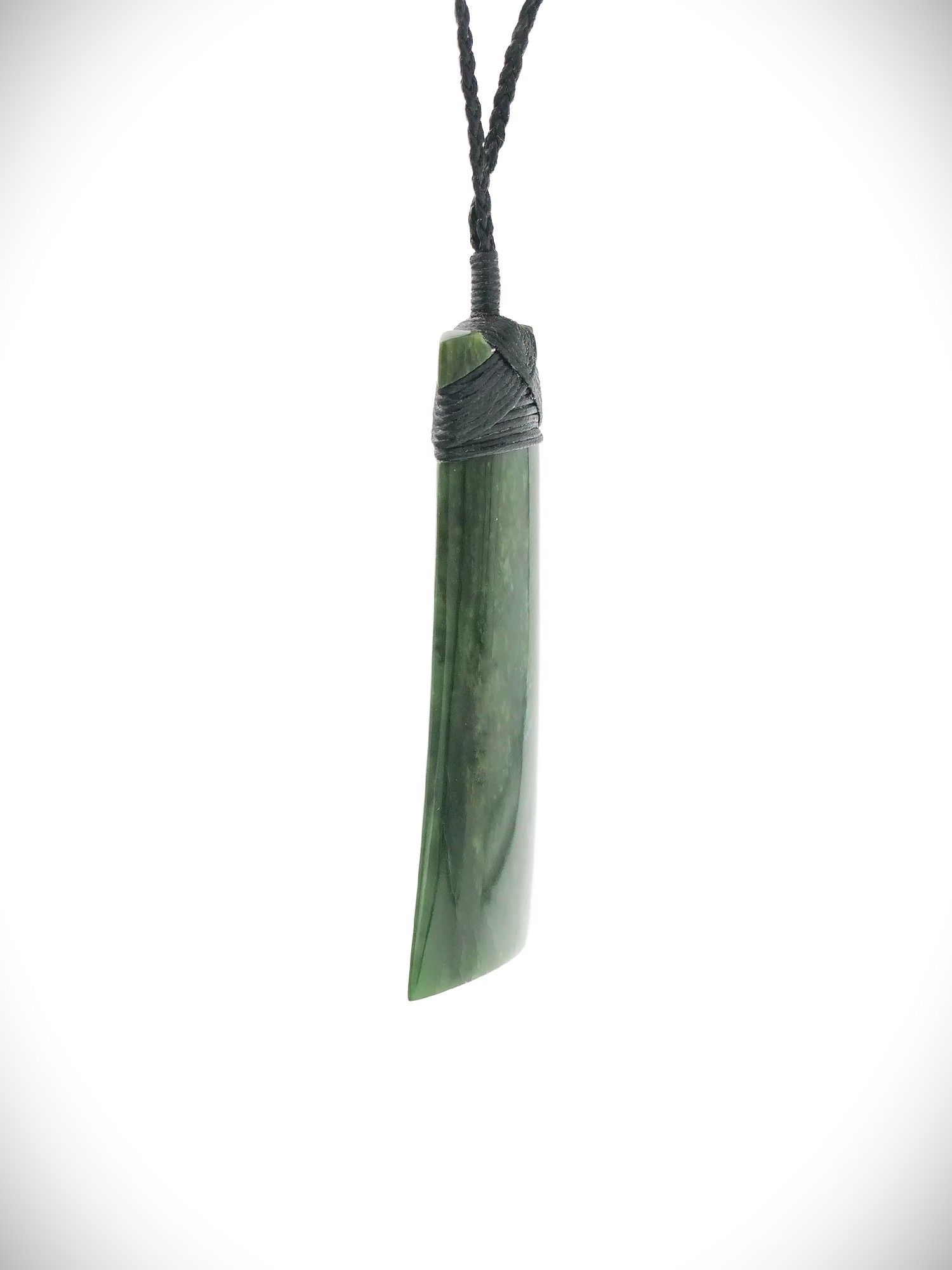 Moko Pounamu Toki NZ Genuine Kahotea Greenstone - Hautere