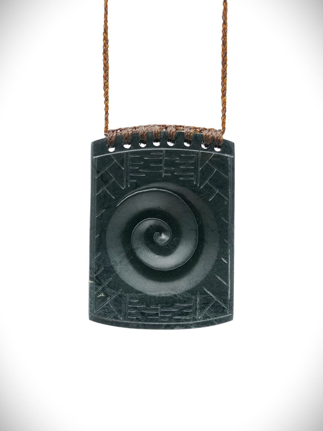 Moko Pounamu Traditional Whale Mouth NZ Genuine Pakohe (Argillite) - Waikaraka Moko Pounamu Traditional Whale Mouth NZ Genuine Pakohe (Argillite) - Waikaraka