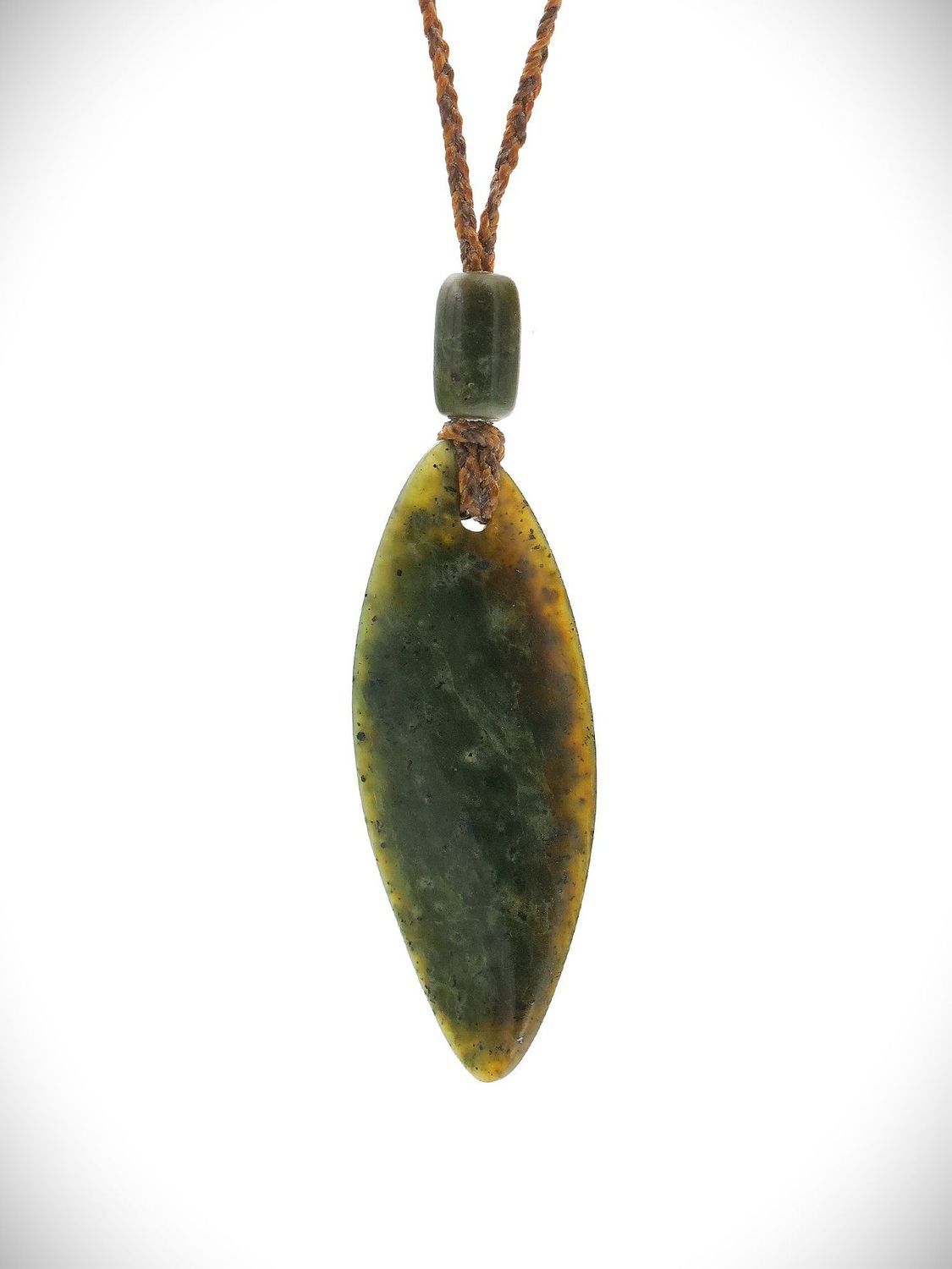 Moko Pounamu Roimata Genuine NZ Tangiwai Greenstone - Mangapu