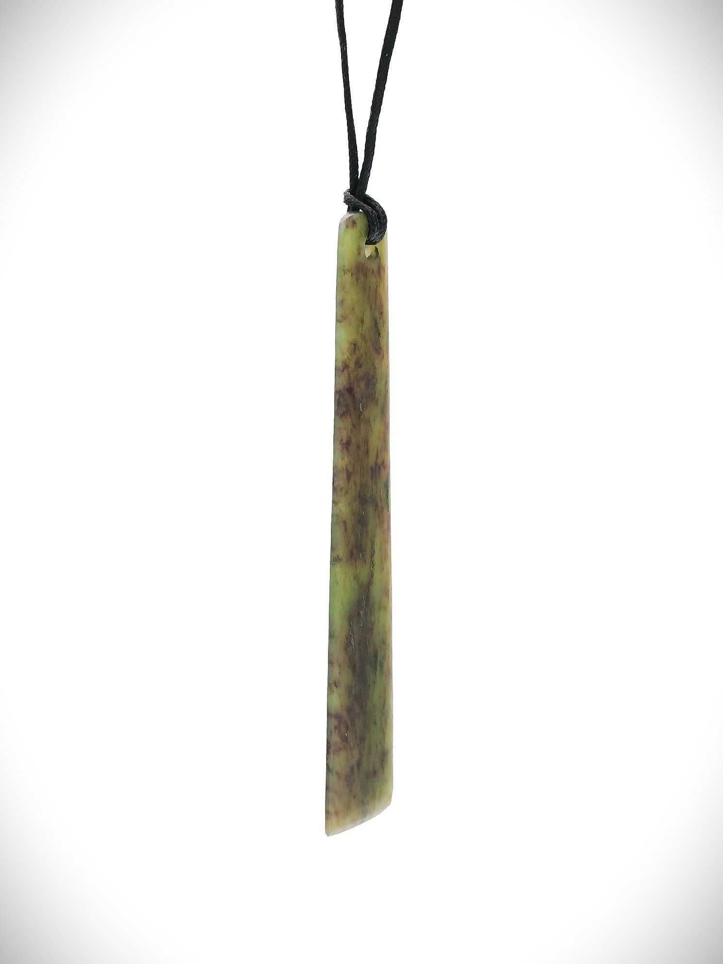 Moko Pounamu Toki NZ Genuine Hapopo Greenstone - Whangaripo