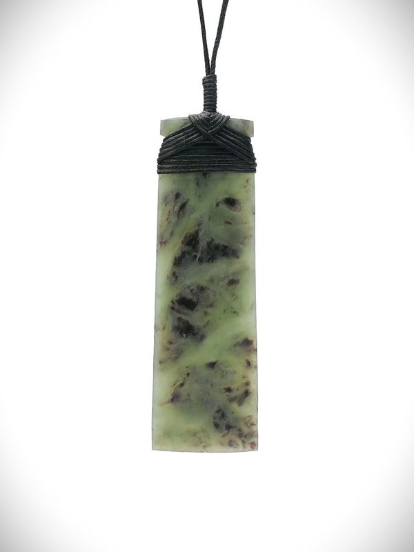 Moko Pounamu Toki NZ Genuine Hapopo Greenstone - Pakiri