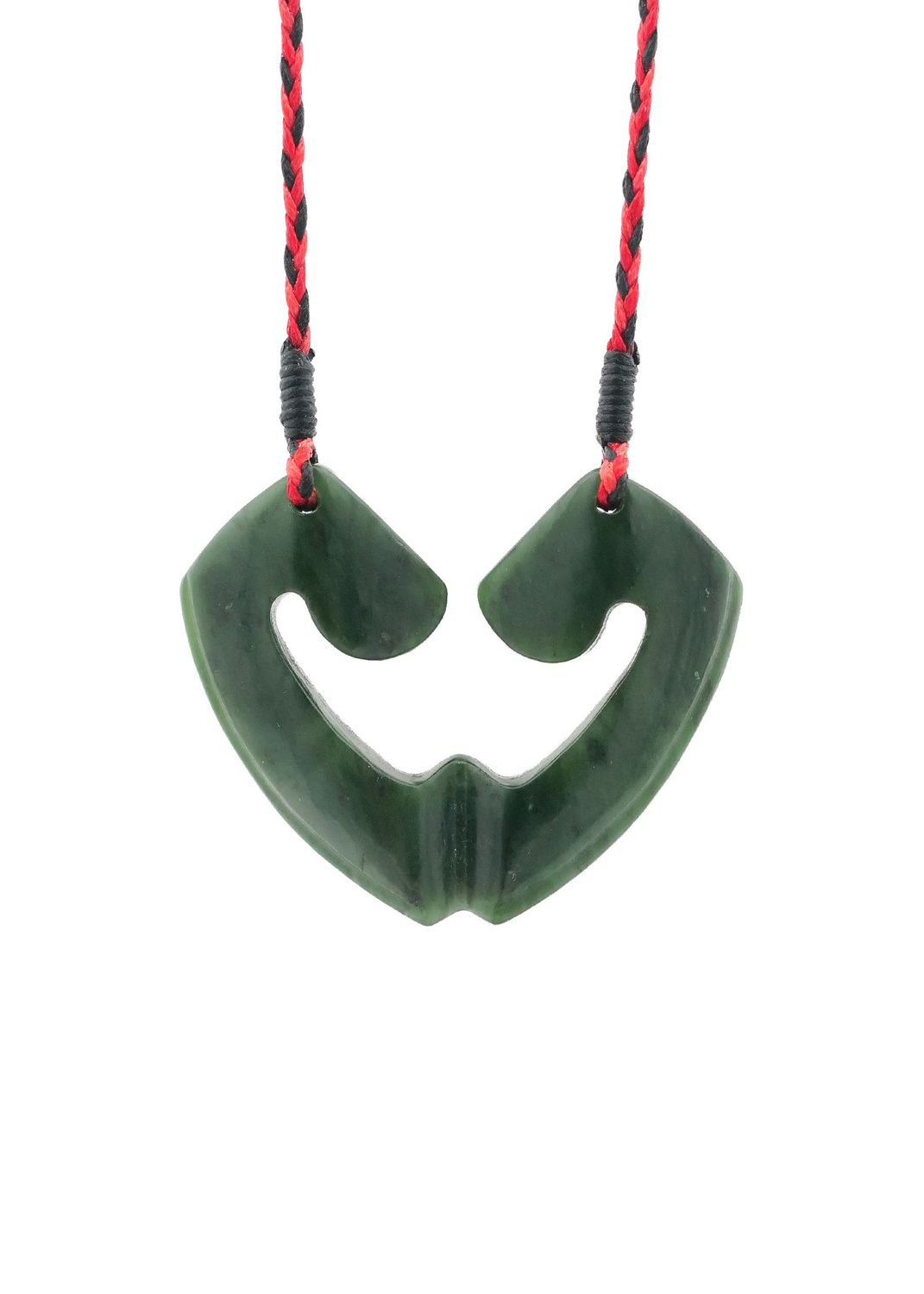 Moko Pounamu and Crusade with Heart Kouma (Breastplate) Genuine NZ Hapopo Greenstone #11