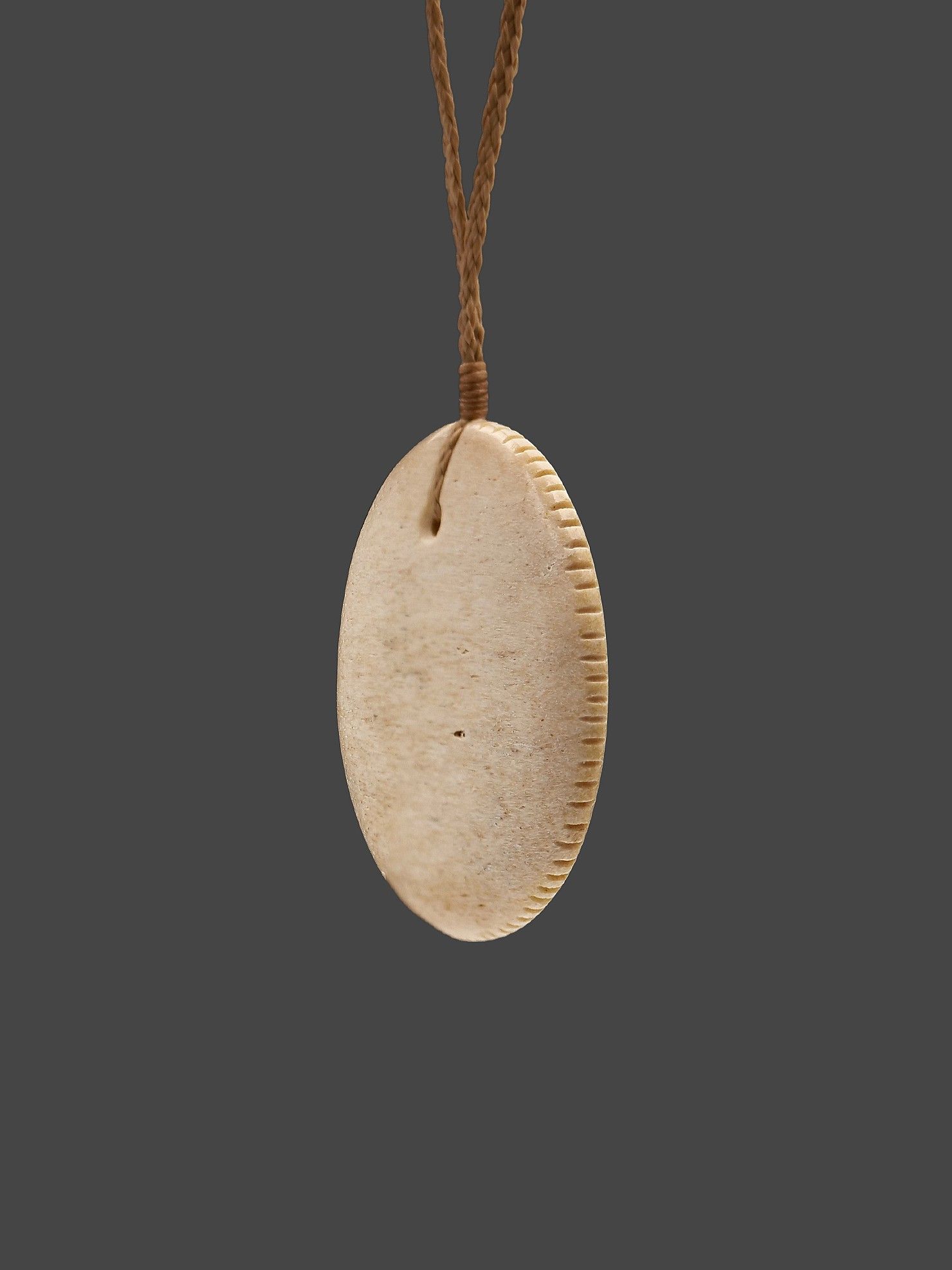 Moko Pounamu,  Porohita Whale Bone Carving - Kaiwaka
