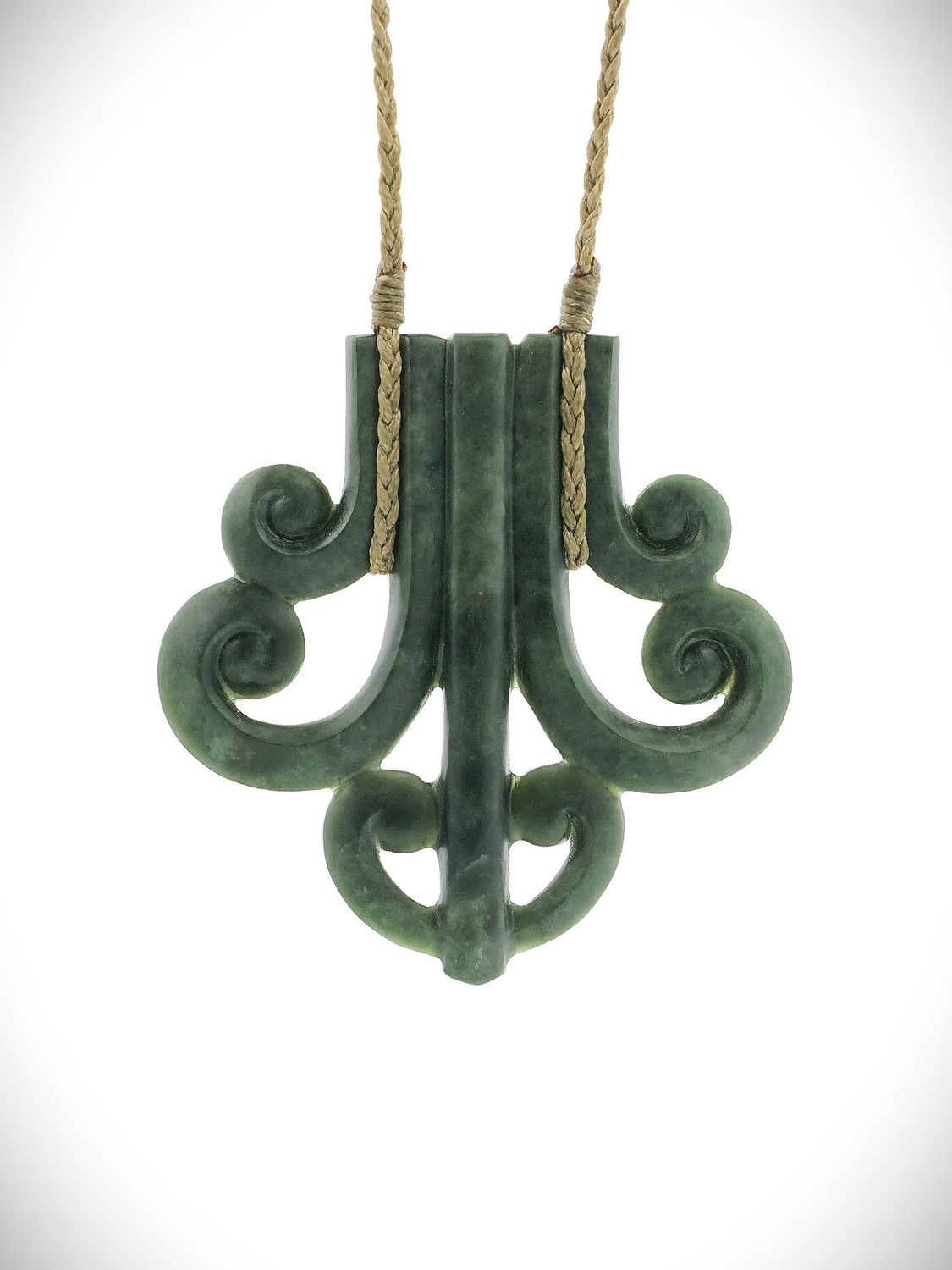 Moko Pounamu Kouma Breastplate NZ Genuine Kahurangi Greenstone - Te Rawhiti