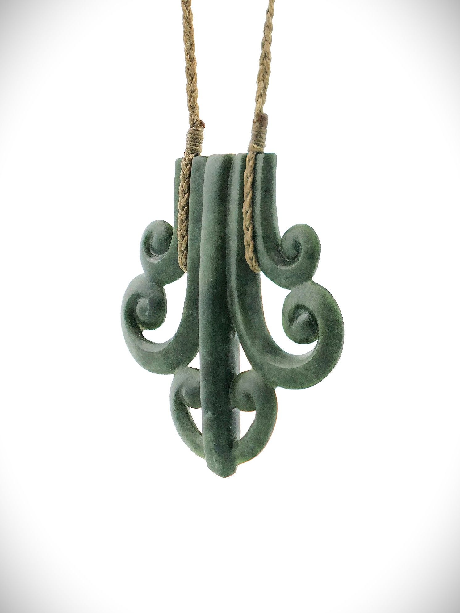 Moko Pounamu Kouma Breastplate NZ Genuine Kahurangi Greenstone - Te Rawhiti