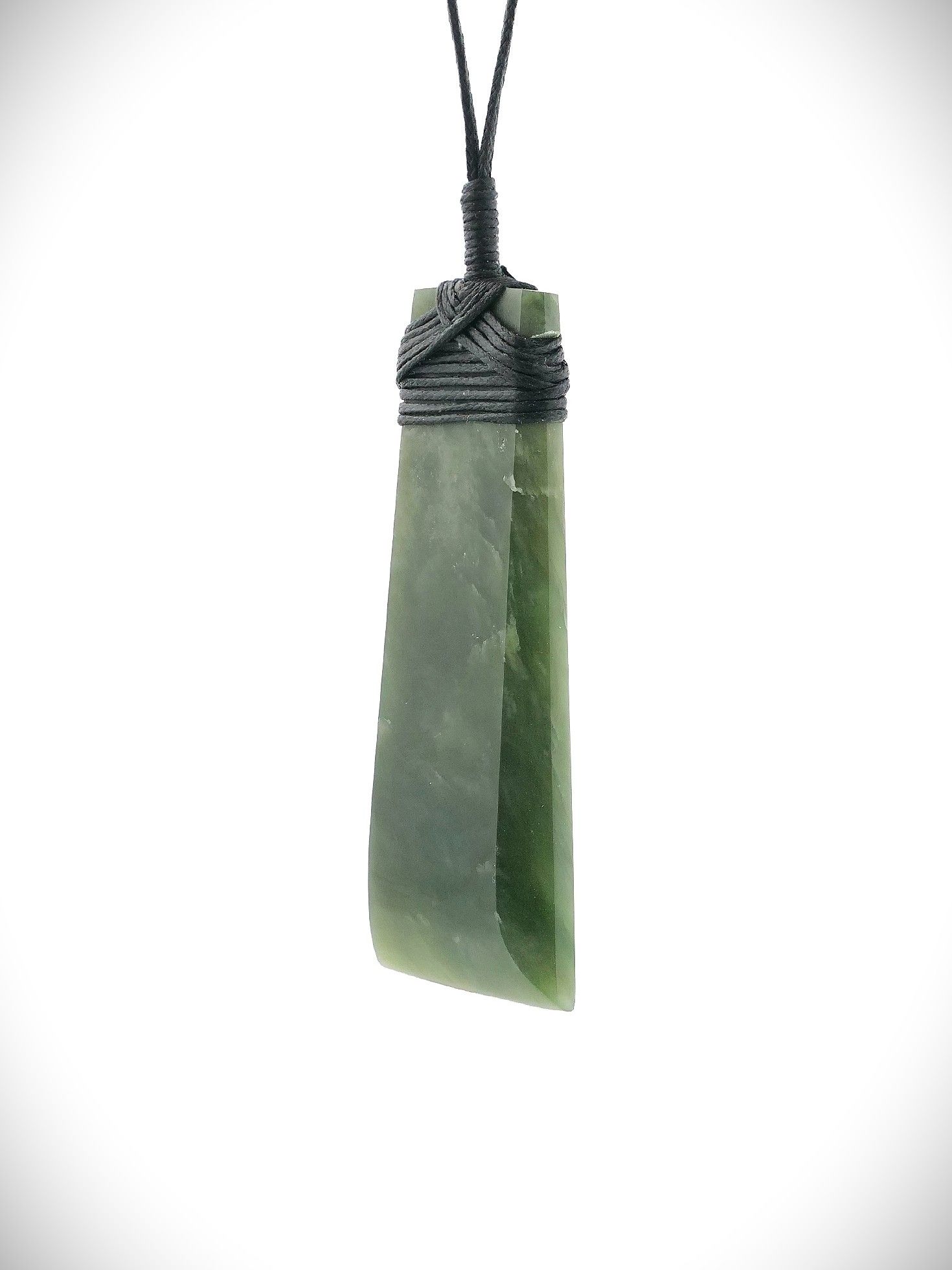 Moko Pounamu Toki NZ Genuine Kawakawa Greenstone - Purerua