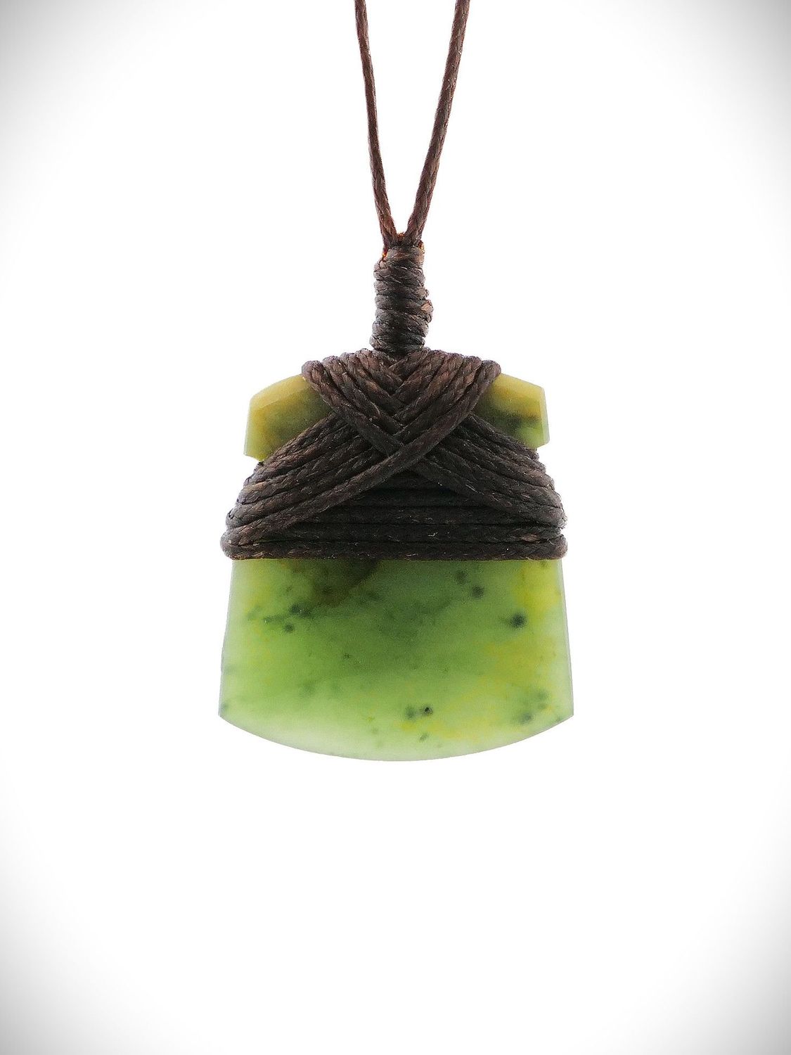 Moko Pounamu Toki Genuine NZ Kawakawa Greenstone - Aputerewa Moko Pounamu Toki Genuine NZ Kawakawa Greenstone - Aputerewa