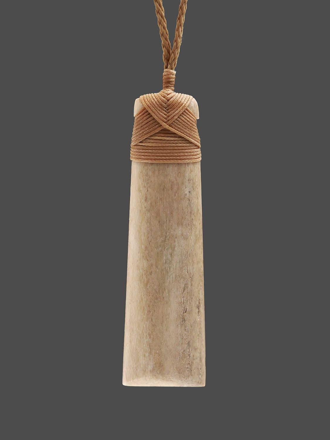 Moko Pounamu Toki Genuine Whale Bone Carving - Rangiputa