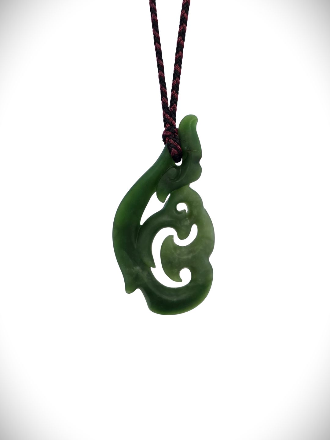 Moko Pounamu Double Manaia Genuine NZ Kahurangi Greenstone - Waiwhenua Moko Pounamu Double Manaia Genuine NZ Kahurangi Greenstone - Waiwhenua