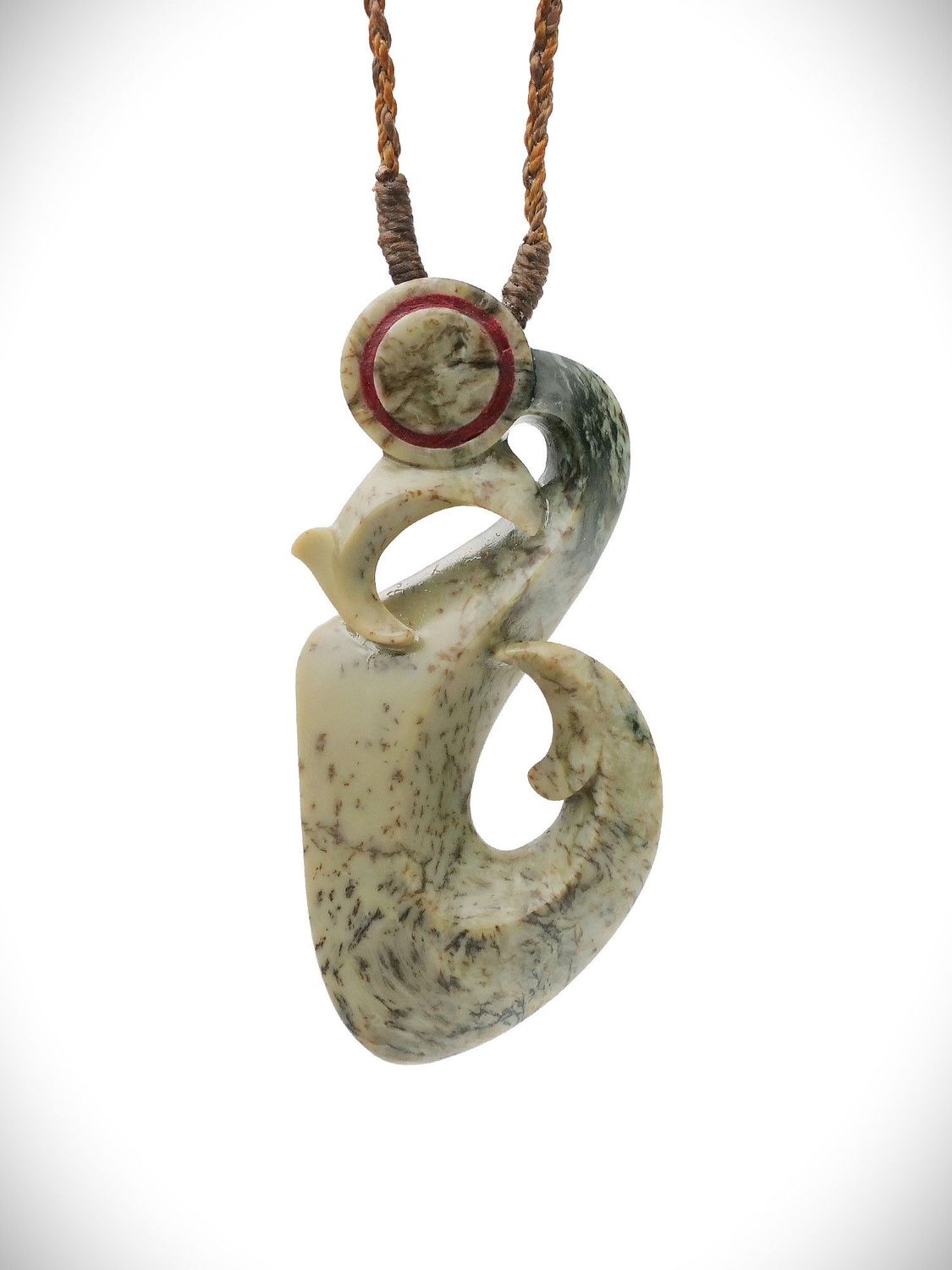 Moko Pounamu Manaia NZ Genuine Te Tau Ihu (Nelson) Kokopu Greenstone - Pakotai