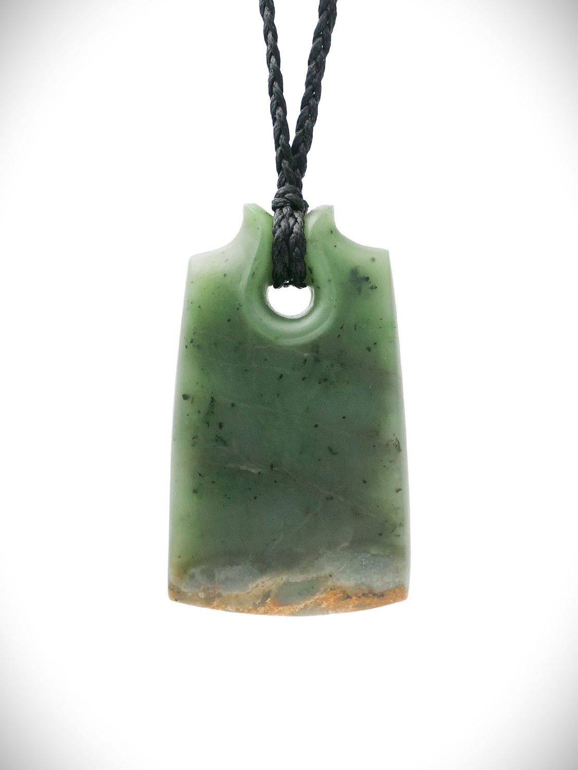 Moko Pounamu Contemporary Toki NZ Genuine Kawakawa Flower Greenstone - Pukehuia Moko Pounamu Contemporary Toki NZ Genuine Kawakawa Flower Greenstone - Pukehuia