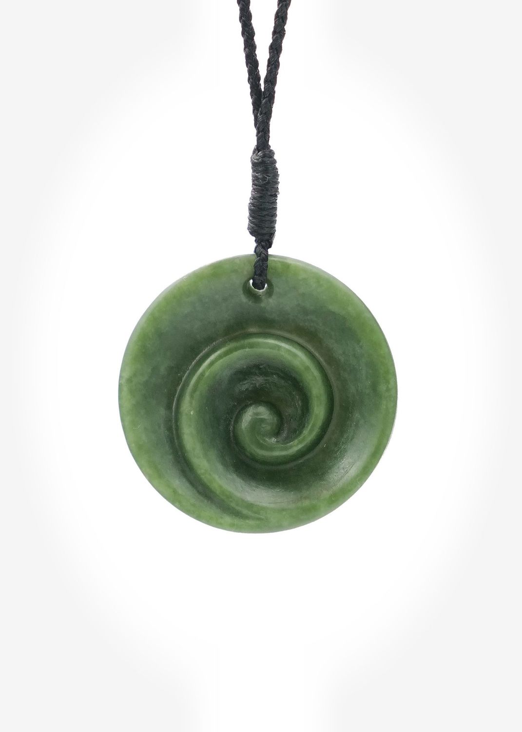 Moko Pounamu Quintuple Koru NZ Genuine Kahotea Greenstone - Toetoe Moko Pounamu Quintuple Koru NZ Genuine Kahotea Greenstone - Toetoe