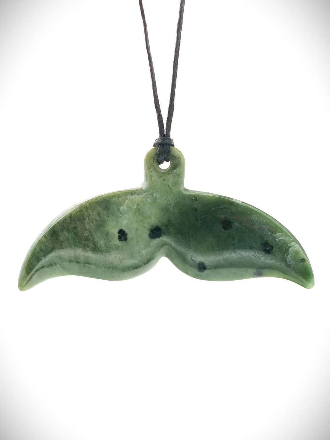 Moko Pounamu Whales Tail NZ Genuine Kokopu Greenstone - Whakapirau Moko Pounamu Whales Tail NZ Genuine Kokopu Greenstone - Whakapirau