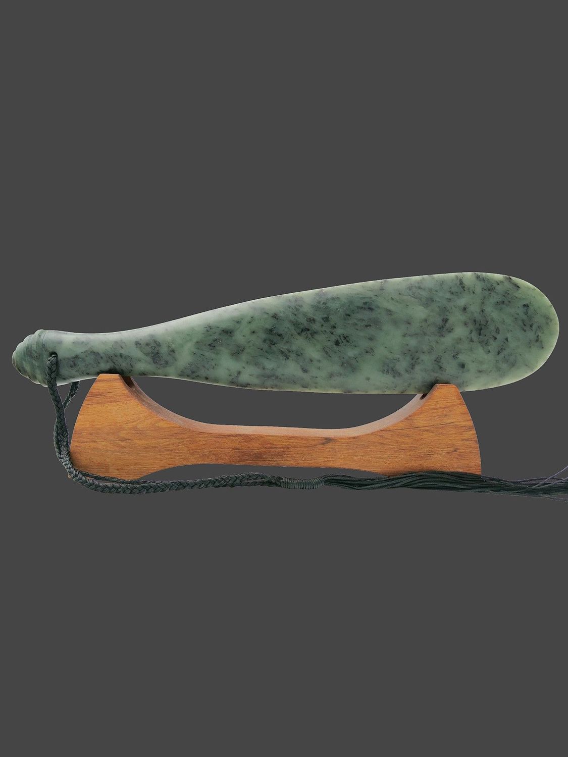 Moko Pounamu Mere NZ Genuine Hapopo Greenstone - Okiritoto Moko Pounamu Mere NZ Genuine Hapopo Greenstone - Okiritoto