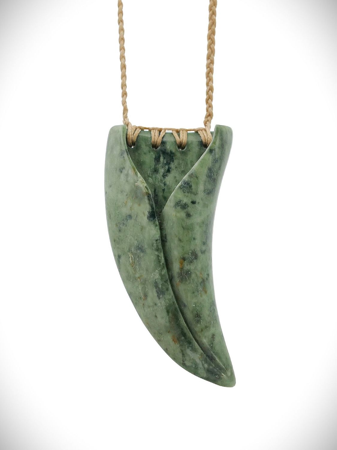 Moko Pounamu Rei Niho NZ Genuine Kokopu Greenstone - Waipiata Moko Pounamu Rei Niho NZ Genuine Kokopu Greenstone - Waipiata