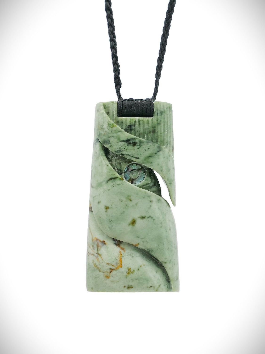 Moko Pounamu Toki NZ Genuine Kokopu Greenstone - Maunganui