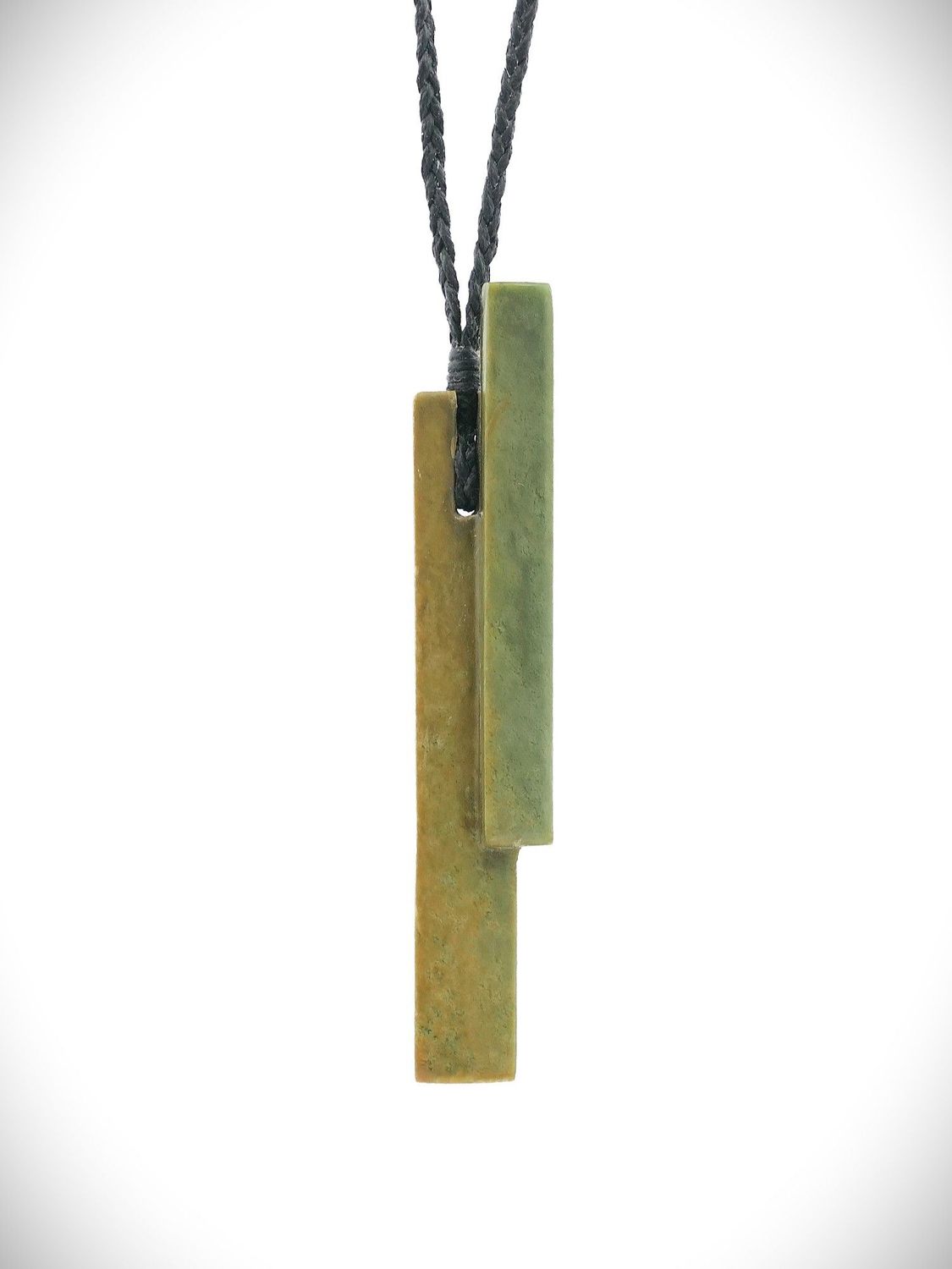 Moko Pounamu Artistic Design Genuine NZ Raukaraka Greenstone - Nihotupu