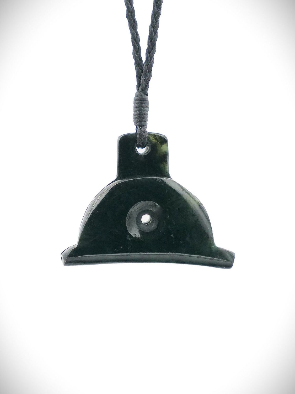 Moko Pounamu Shepherds Whistle NZ Genuine Kawakawa Greenstone - Ararimu
