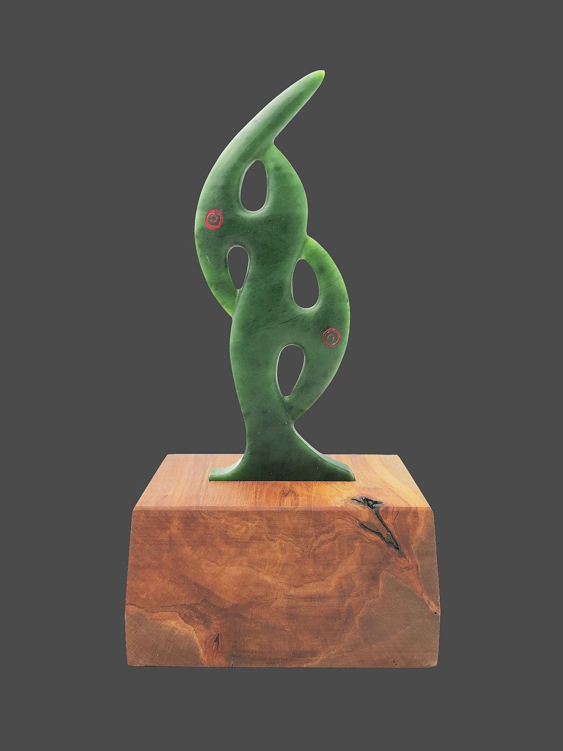 Moko Pounamu Manaia NZ Genuine Kawakawa Greenstone - Whareponga Moko Pounamu Manaia NZ Genuine Kawakawa Greenstone - Whareponga