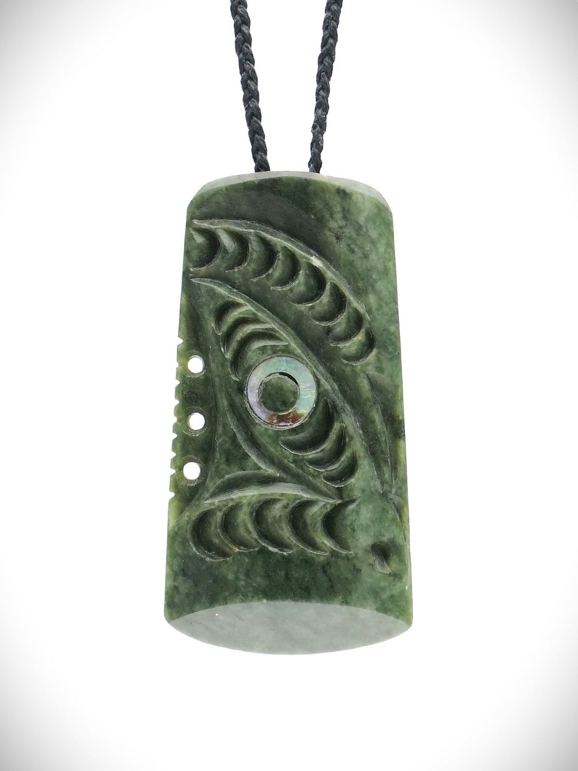 Moko Pounamu Toki NZ Genuine Kawakawa Greenstone - Paerata