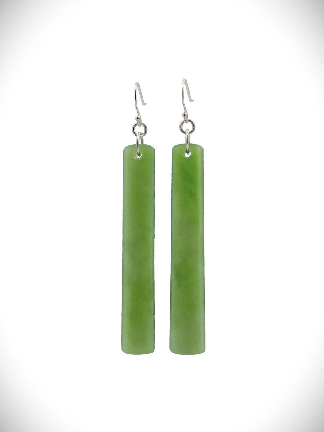 Moko Pounamu NZ Genuine Kahurangi Greenstone & Sterling Silver Earrings - Rangihau Moko Pounamu NZ Genuine Kahurangi Greenstone & Sterling Silver Earrings - Rangihau