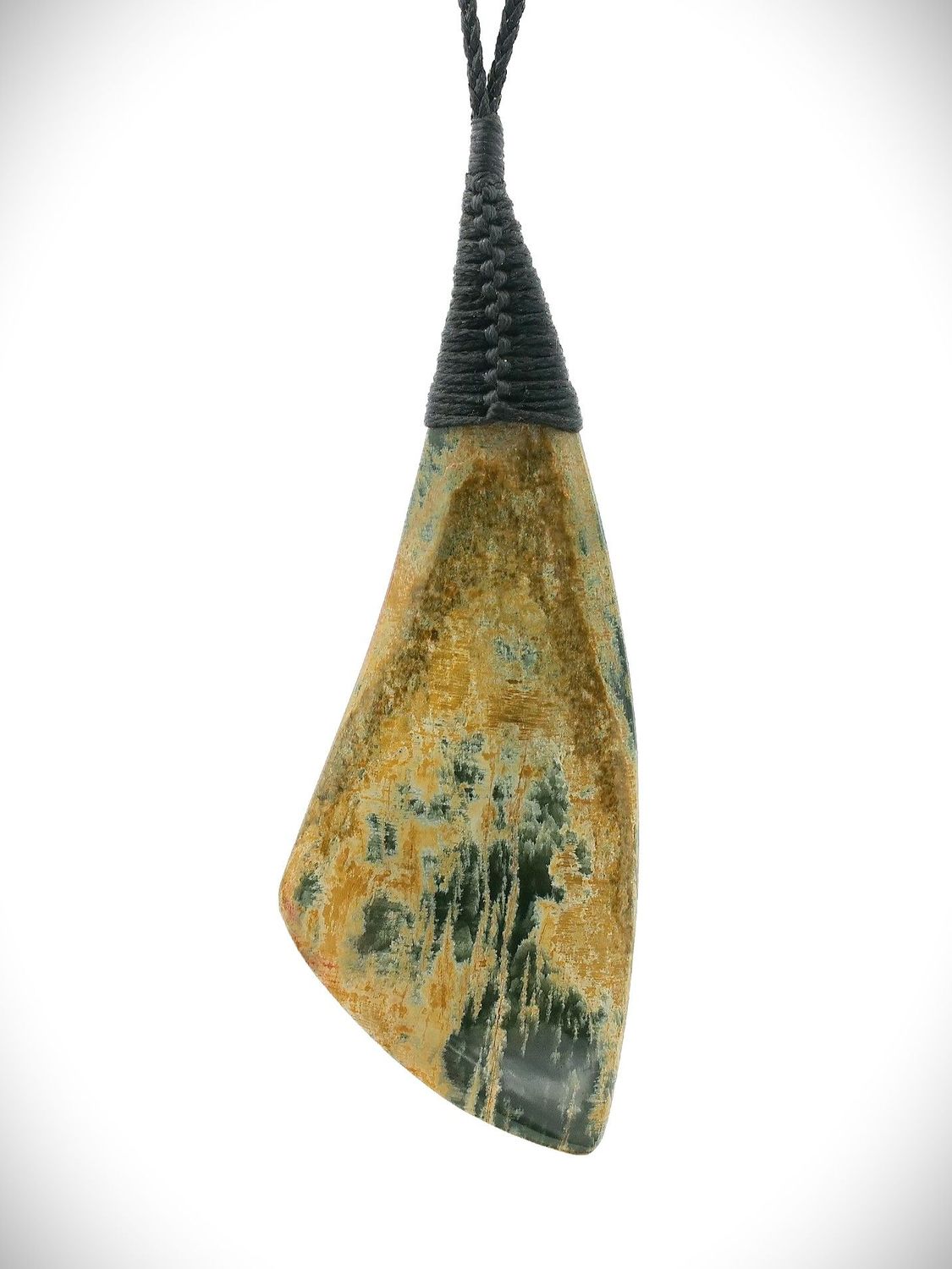 Moko Pounamu Roimata NZ Genuine Raukaraka Greenstone - Onepoto Moko Pounamu Roimata NZ Genuine Raukaraka Greenstone - Onepoto