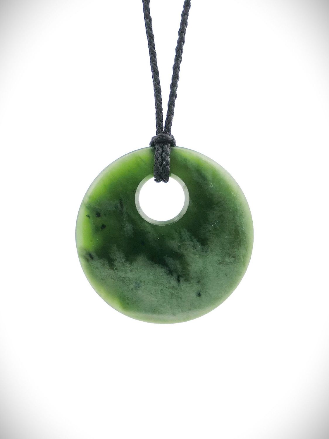 Moko Pounamu Porohita (Disc) NZ Genuine Marsden Flower Greenstone - Otamatea Moko Pounamu Porohita (Disc) NZ Genuine Marsden Flower Greenstone - Otamatea