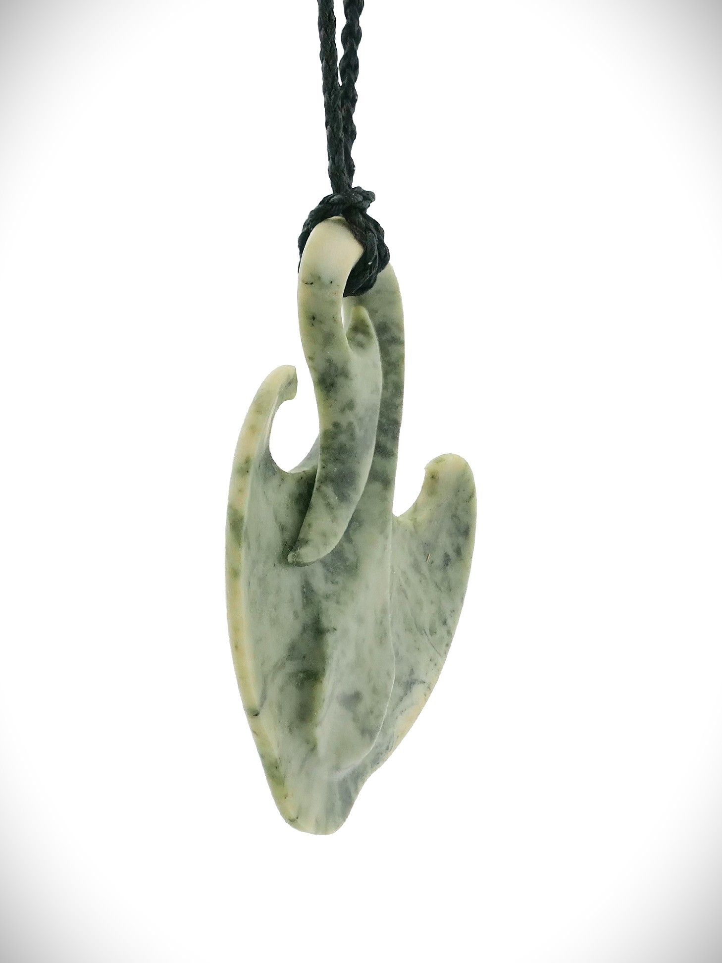 Moko Pounamu Te Whai Rahi (Manta Ray) NZ Genuine Te Tau Ihu (Nelson) Auhunga Greenstone - Mokaikai
