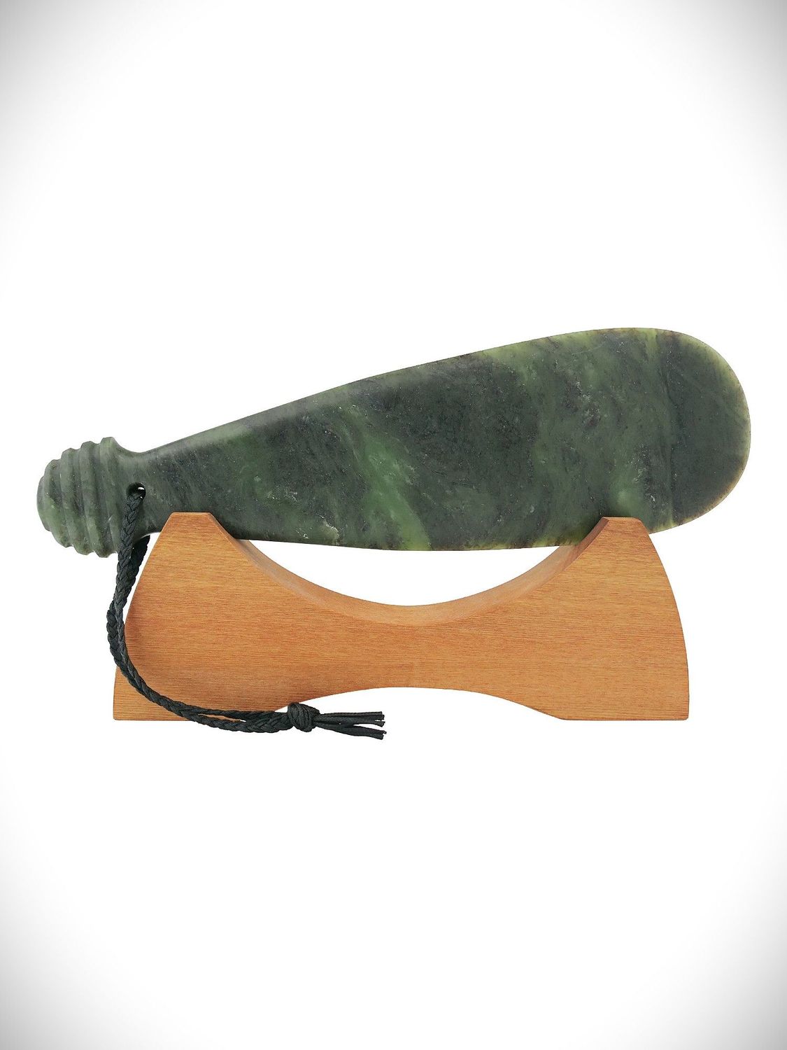 Moko Pounamu Mere NZ Genuine Totoweka Pounamu - Tutehuarewa