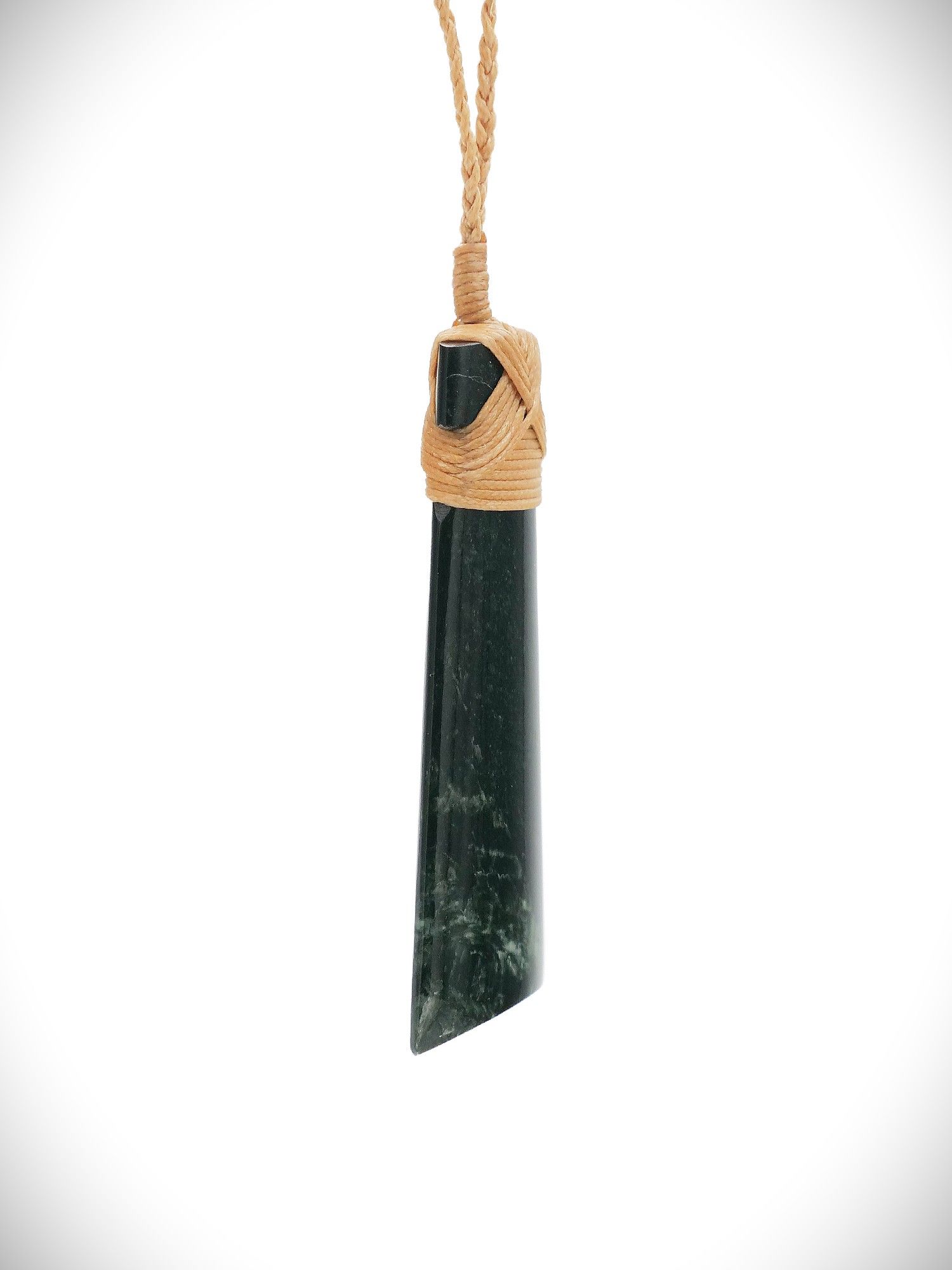 Moko Pounamu Toki NZ Genuine Tangiwai Greenstone - Takahiwai