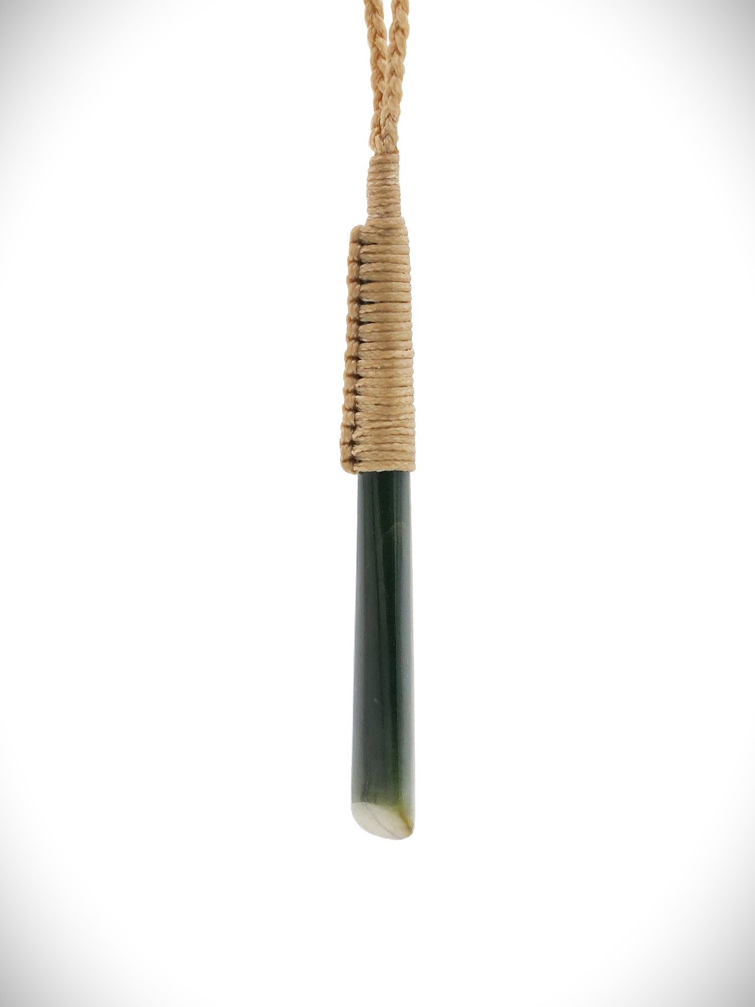 Moko Pounamu Toki NZ Genuine Kawakawa Flower Greenstone - Purua