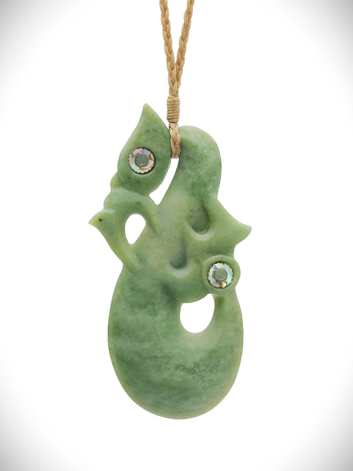 Moko Pounamu Manaia NZ Genuine Auhunga Greenstone - Rukuhia Moko Pounamu Manaia NZ Genuine Auhunga Greenstone - Rukuhia
