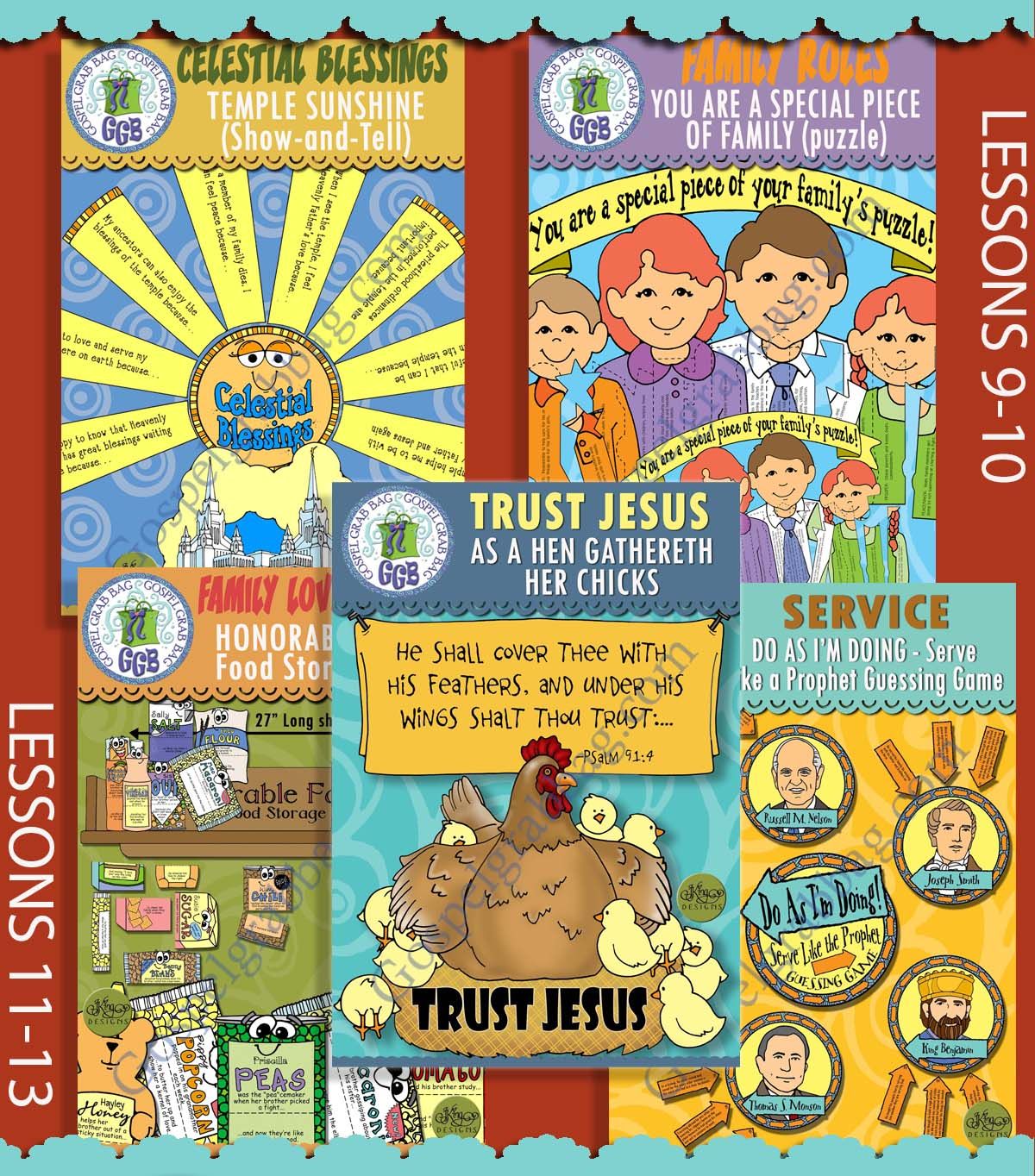 CFM Old Testament March All Ages BUNDLE - Post-and-Present Activities