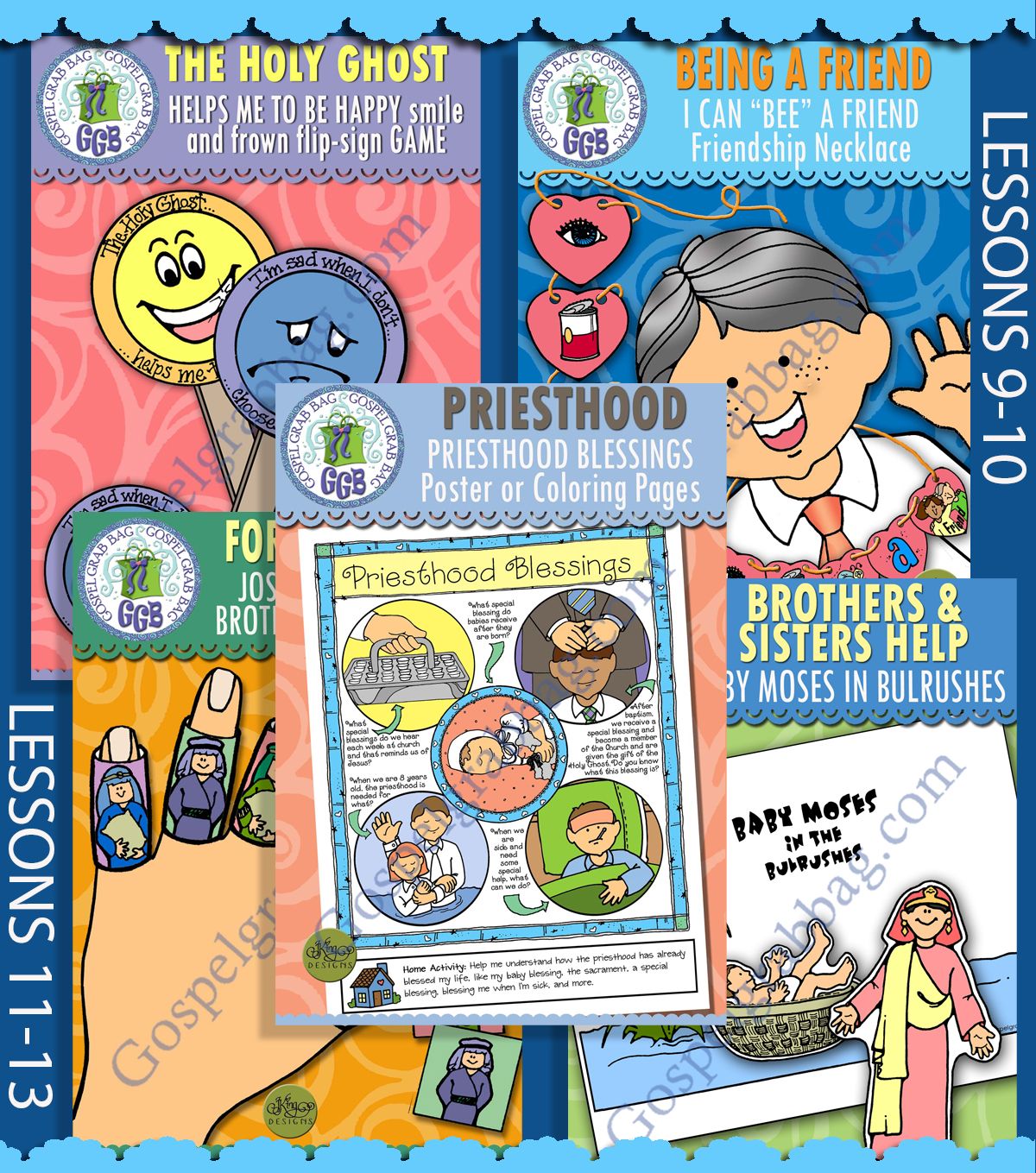 CFM Old Testament March Ages 1-5 BUNDLE -Lesson Lifesaver Activities