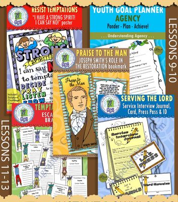 CFM Old Testament March Ages 11-18 TEEN BUNDLE -Lesson Lifesaver Activities