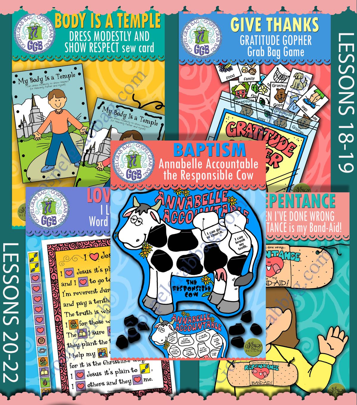 CFM Old Testament May Ages 4-7 BUNDLE -Lesson Lifesaver Activities