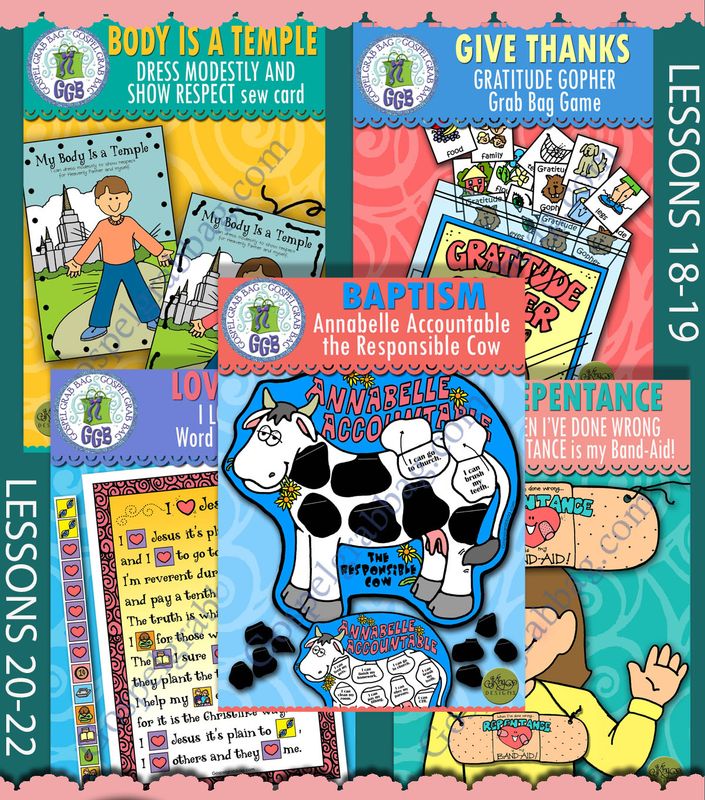CFM Old Testament May Ages 4-7 BUNDLE -Lesson Lifesaver Activities