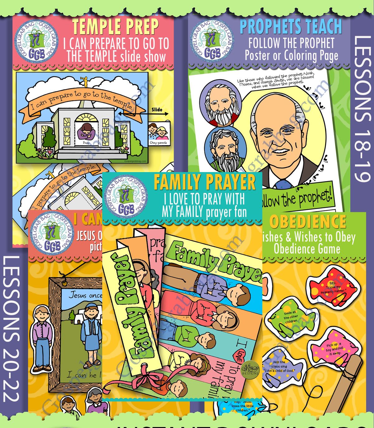 CFM Old Testament May Ages 1-5 BUNDLE -Lesson Lifesaver Activities