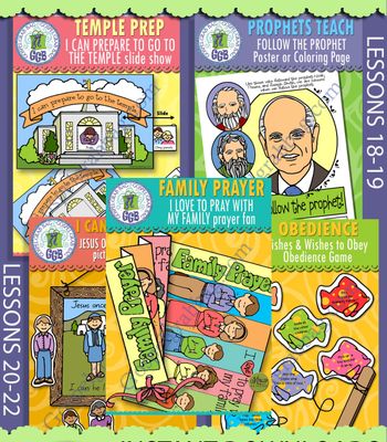 CFM Old Testament May Ages 1-5 BUNDLE -Lesson Lifesaver Activities